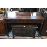 A good quality Edwardian mahogany Adam Revival carving table