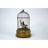 A Swiss singing birds-in-a-cage automaton