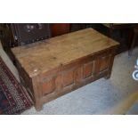 T P Bather (Herefordshire) - panelled pine coffer