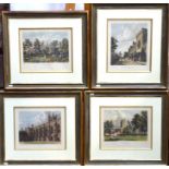 Four prints of Winchester College