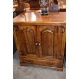 'Oakwood' of Chester, a good quality media cabinet
