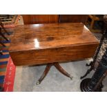 A Regency period mahogany drop leaf table