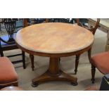 A 19th century mahogany breakfast table