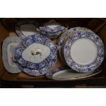 A Doulton Burslem Selborne pattern part dinner service