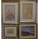 Four ltd edition Russell Flint prints