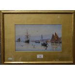 B Salvioli(?) - Venice from the Lagoon