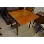 A 19th century mahogany Pembroke table