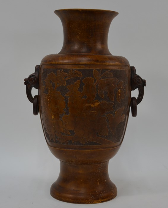 A 20th century Chinese archaic style vase, 39 cm high - Image 3 of 5