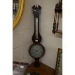 A 19th century mahogany wheel barometer