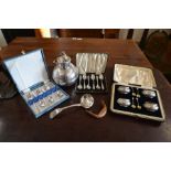 Collection of silver plate