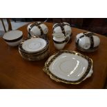 Edwardian 'Roslyn' china part tea service