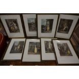 A set of eight Cries of London engravings