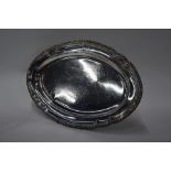 George IV silver platter