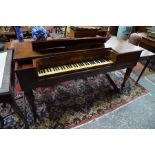 John Broadwood & Sons, a George III mahogany square piano/spinette