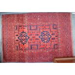 An old Afghan carpet