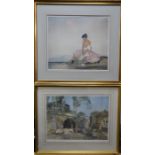 Sir William Russell Flint (1880-1969) - two prints