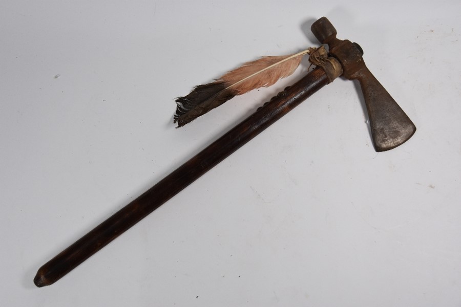 A Native American tomahawk/pipe - Image 5 of 8