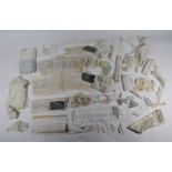 A collection of antique and later Broderie Anglaise edgings, tapes and fragments