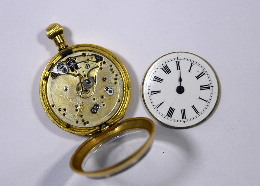 Lady's 18c fob watch - Image 2 of 5