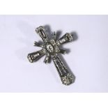 Art Deco cross brooch