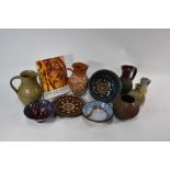 A selection of Studio pottery and other decorative ceramics