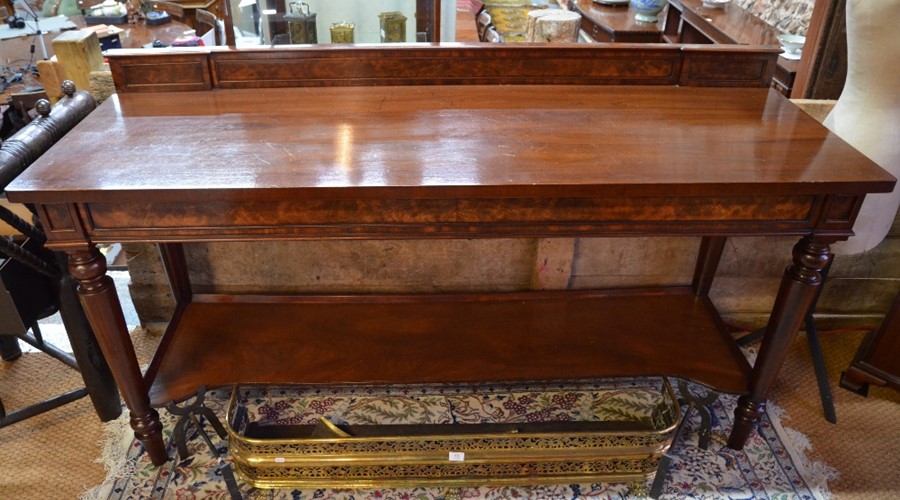 A 19th century mahogany serving table