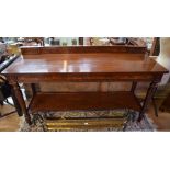 A 19th century mahogany serving table