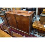 A Victorian mahogany library cabinet