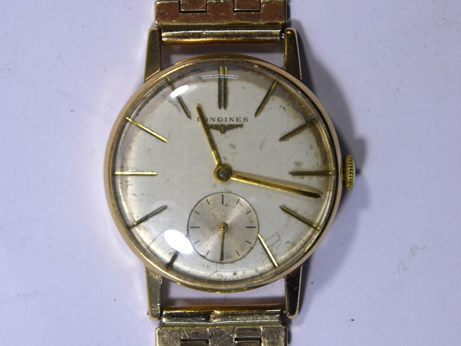 Gentleman's 9ct gold Longines wristwatch - Image 2 of 5