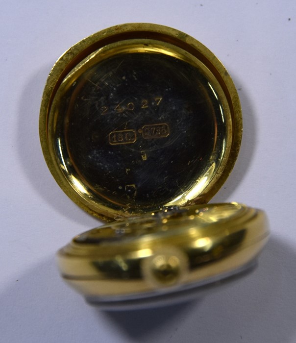 Lady's 18c fob watch - Image 4 of 5