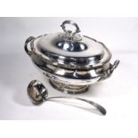 Electroplated soup tureen