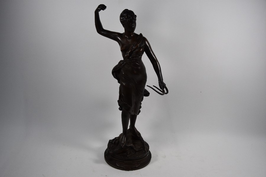 Henri Louis Levasseur (1853-1902) - bronze sculpture - Image 6 of 10