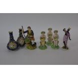 A 19th century small Derby porcelain figure