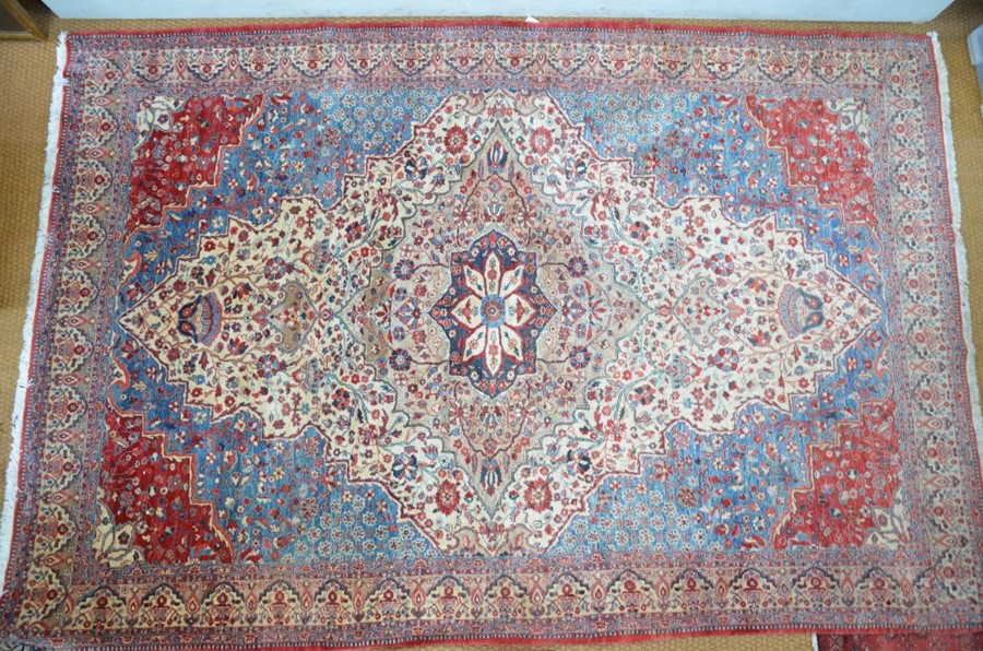 An old Persian Qum carpet, third quarter 20th century - Image 2 of 4