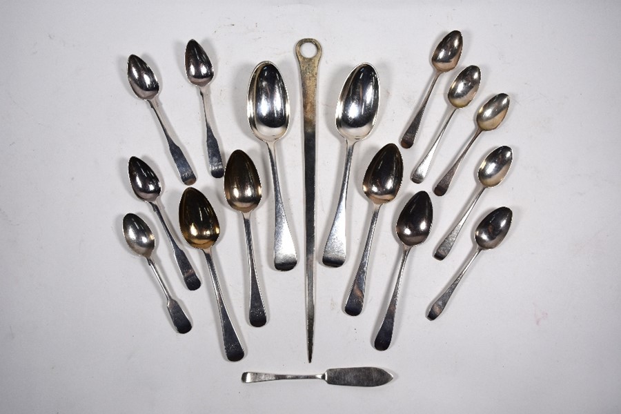 Georgian and later silver flatware