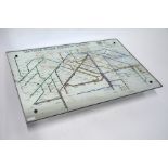 Railwayana: a Southern Region Suburban Services map mirror