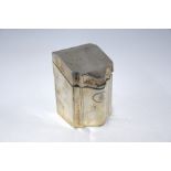 Edwardian novelty silver trinket box