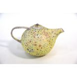 A studio pottery eggshell porcelain teapot by Mary Stewart