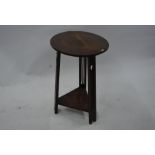 An oak Arts and Crafts occasional table