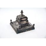Horse Racing Goodwood silver trophy inkwell