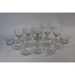 Collection of various glassware