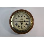A vintage Sestrel bulkhead clock for Henry Browne & Son Ltd, London