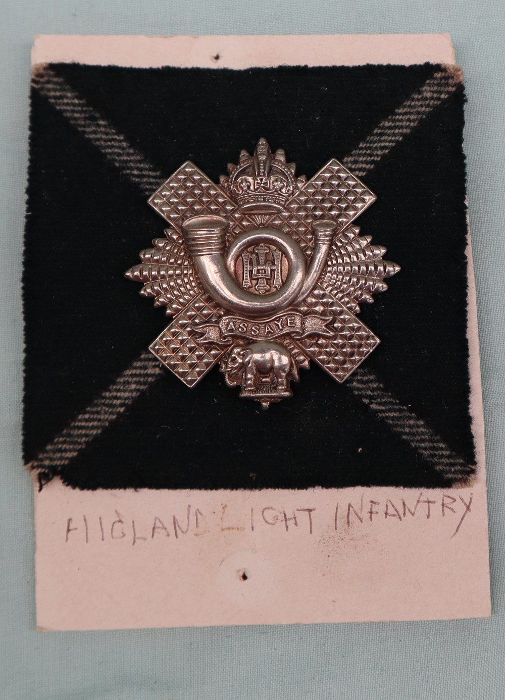 A collection of circa thirty five military cap badges including Highland Light Infantry, - Image 6 of 8