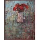 Andrew Douglas Forbes A study in red Oil on board 28 x 21cm ***Artists resale rights may apply to