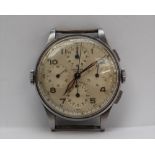 A Gentleman's Universal Geneve Aero-Compax chronograph wristwatch,