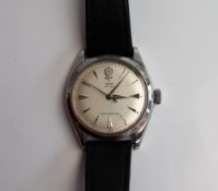 A Gentleman's Tudor (Rolex) Oyster stainless steel wristwatch,