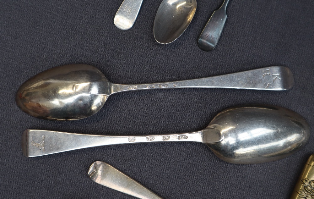 A late George III silver table spoon, Dublin, 1791, John Laughlin, - Image 2 of 3