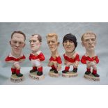Groggs - A collection of five resin Millenium Grogg Minis, including Mark Taylor, Geraint Lewis,