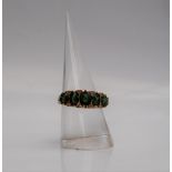 A tourmaline and diamond ring,