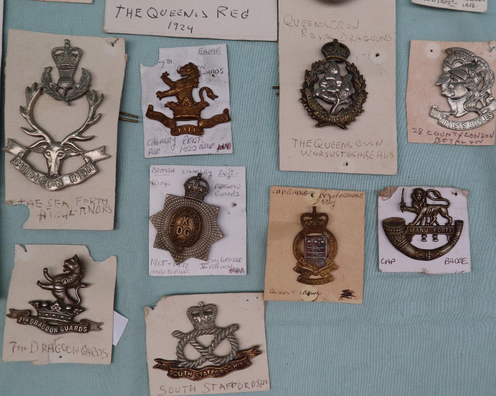 A collection of circa thirty five military cap badges including The Royal Armoured Corps, - Image 4 of 7